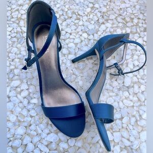 Marc Jacobs satin teal heels